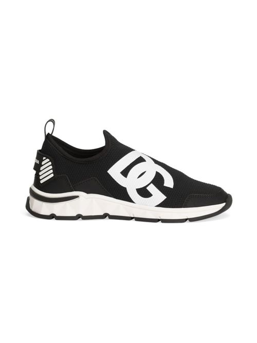 Scarpa slip on unisex Dolce e Gabbana Kids nera Dolce & Gabbana Kids | DA5274AU5698B939